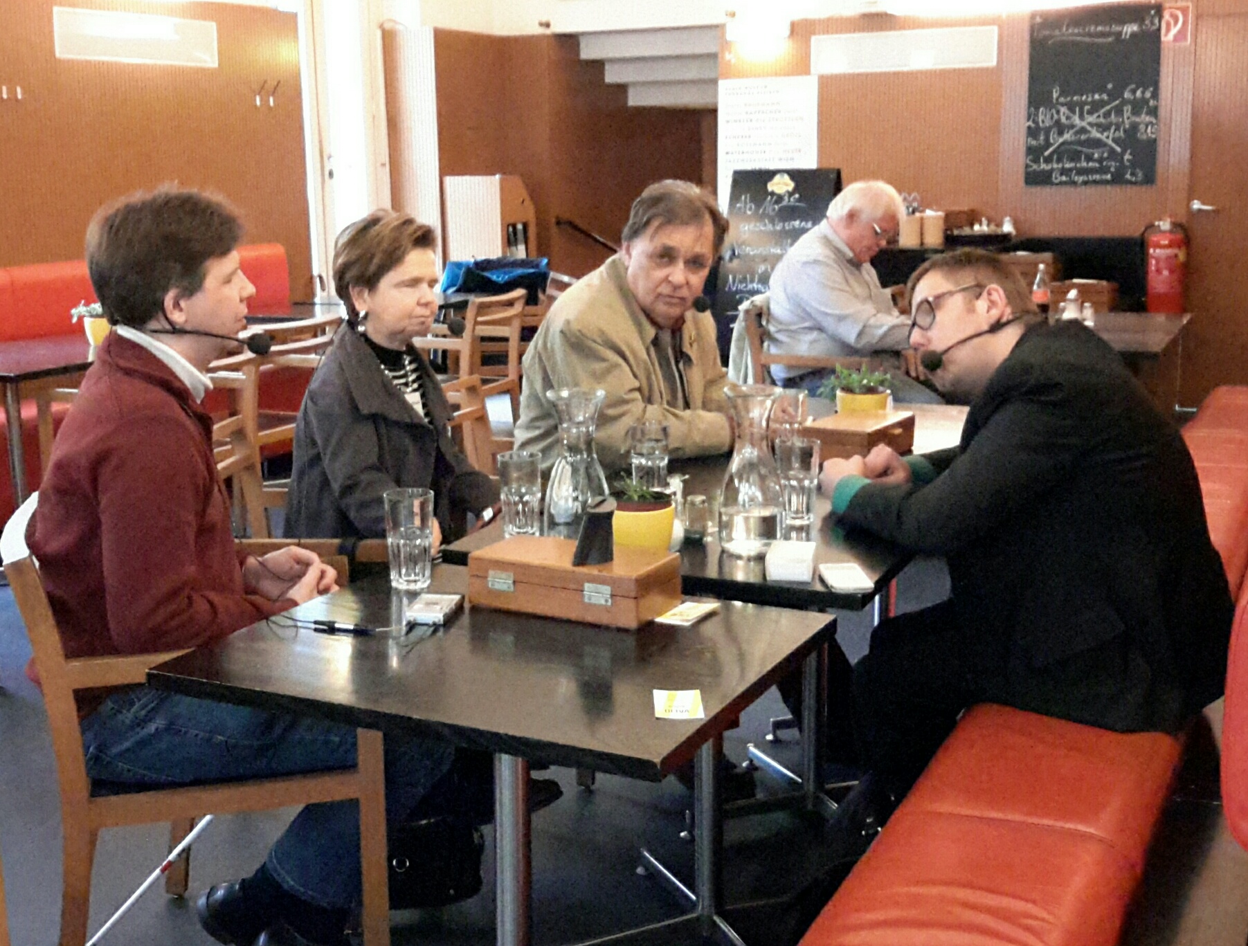 BLICKKONTAKT bei der Vereinsarbeit. Vorstellung im ORF RadioCafé.